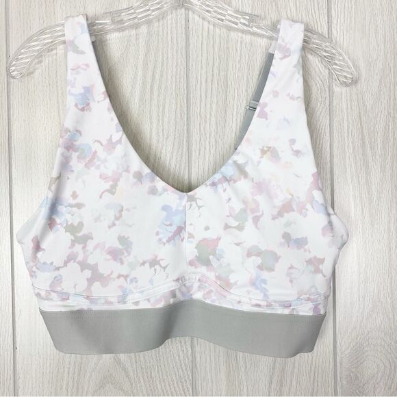 Fabletics Other - Fabletics | All Day Every Day Bra in Sakura / Arctic Grey Size XL
